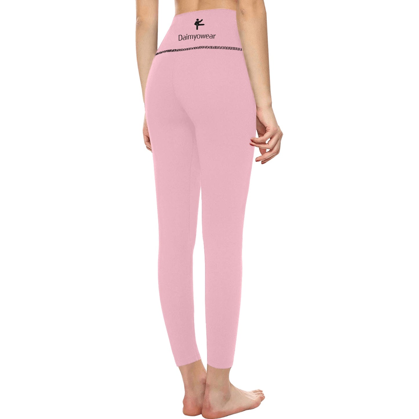 Daimyowear Ladies' High-Waisted Leggings in Pink