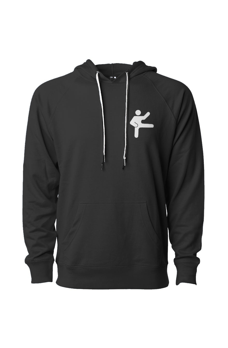 Daimyowear Black Loopback Terry Hooded Sweatshirt