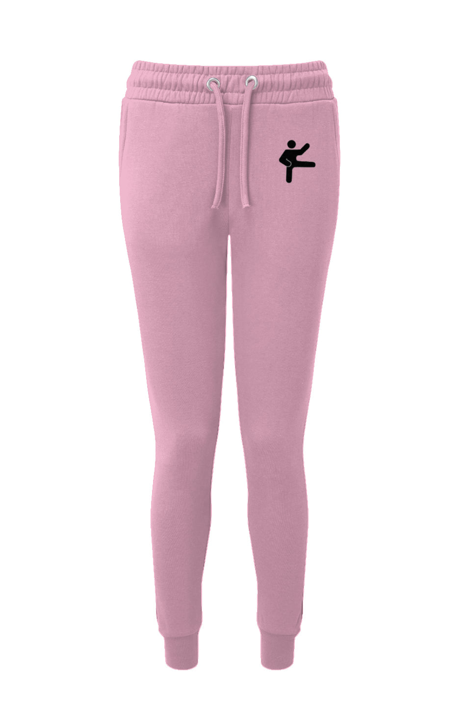 Daimyowear Ladies' Yoga Fitted Jogger with embroidered logo in Pink, White, and Olive 