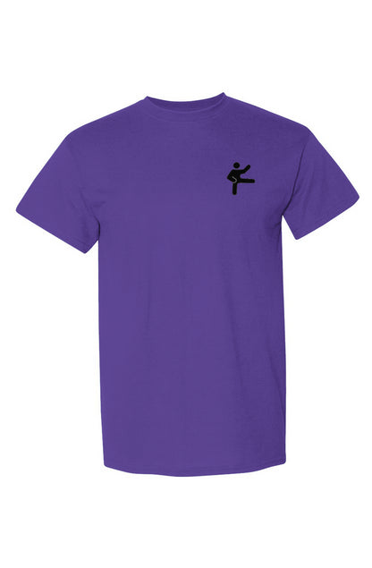 Daimyowear Evap-Blend® T-Shirt with embroidered logo in white, Blossom, and Purple