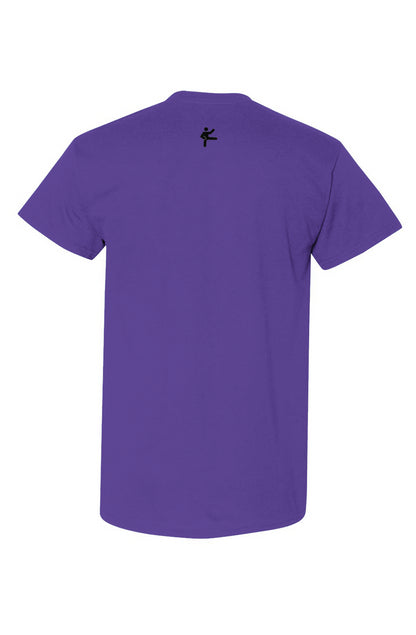 Daimyowear Evap-Blend® T-Shirt with embroidered logo in white, Blossom, and Purple