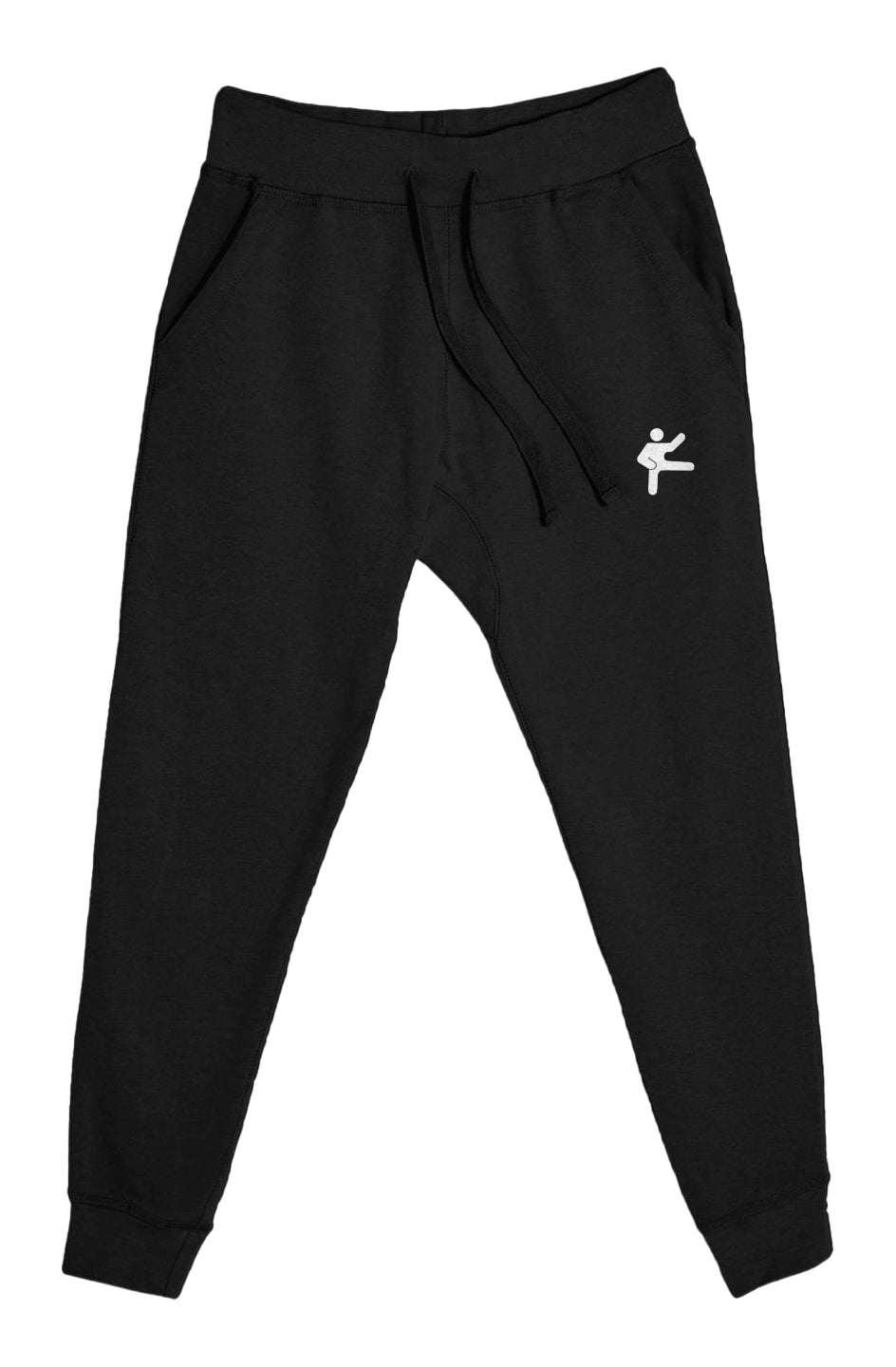 Daimyowear Unisex Premium Jogger Pant in Black and Heather Grey