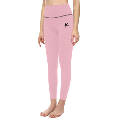 Daimyowear Ladies' High-Waisted Leggings in Pink