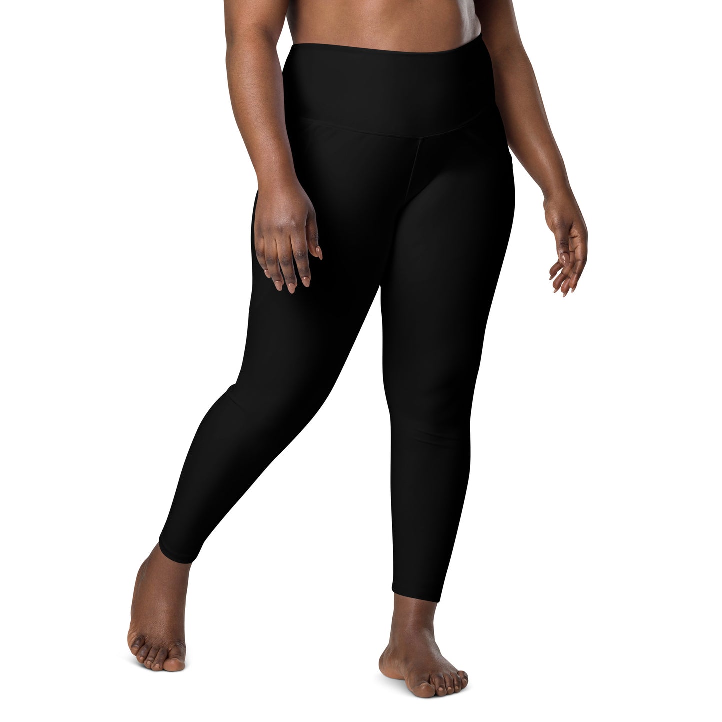 Daimyowear Ladies' Black Leggings with pockets