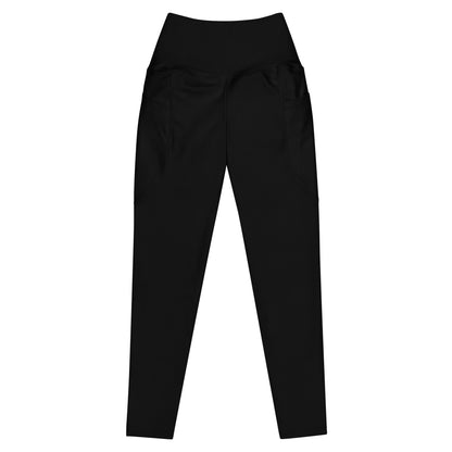 Daimyowear Ladies' Black Leggings with pockets