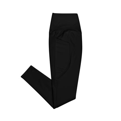 Daimyowear Ladies' Black Leggings with pockets